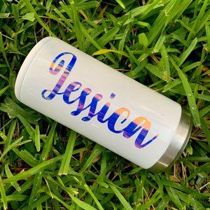 White Claw Slim 12 oz Can Cooler Koozie